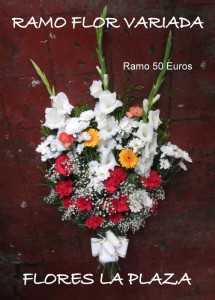 Ramo flor variada 50€